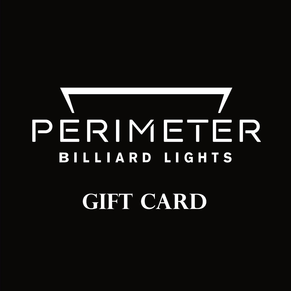 Perimeter Billiard Lights - gift card
