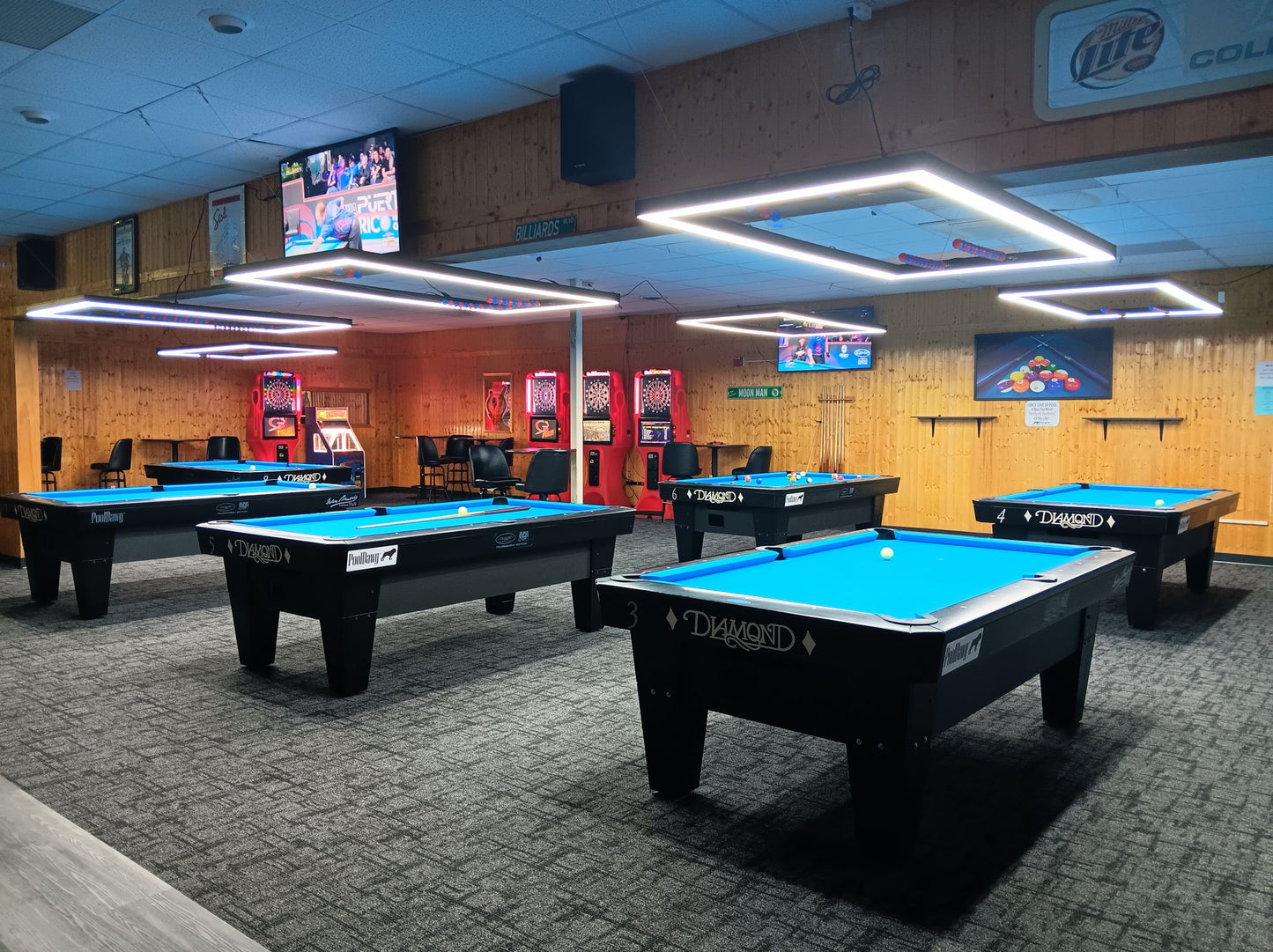 7FT Perimeter Billiard® LED Pool Table Light