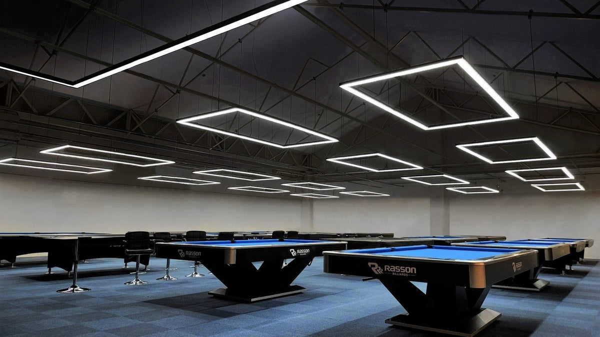 Rectangle Led Pool Table Light Professional LED Pool Table Light | Perimeter Billiard Lights