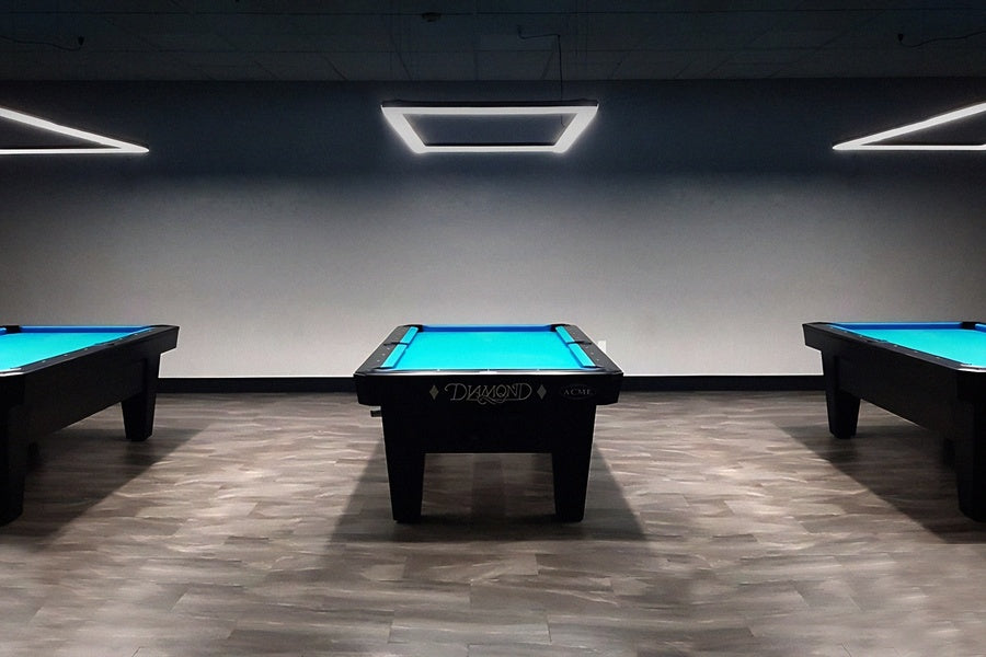 9ft Tournament LED Pool Table Light | Perimeter Billiard Lights Non-Dimmable